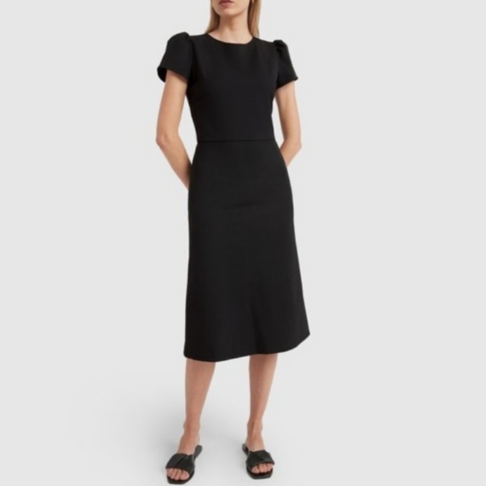 G. Label Goop Black Ficchi Cutout Back Dress sz 2